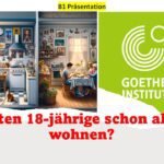 Sollten 18-jährige schon allein wohnen?