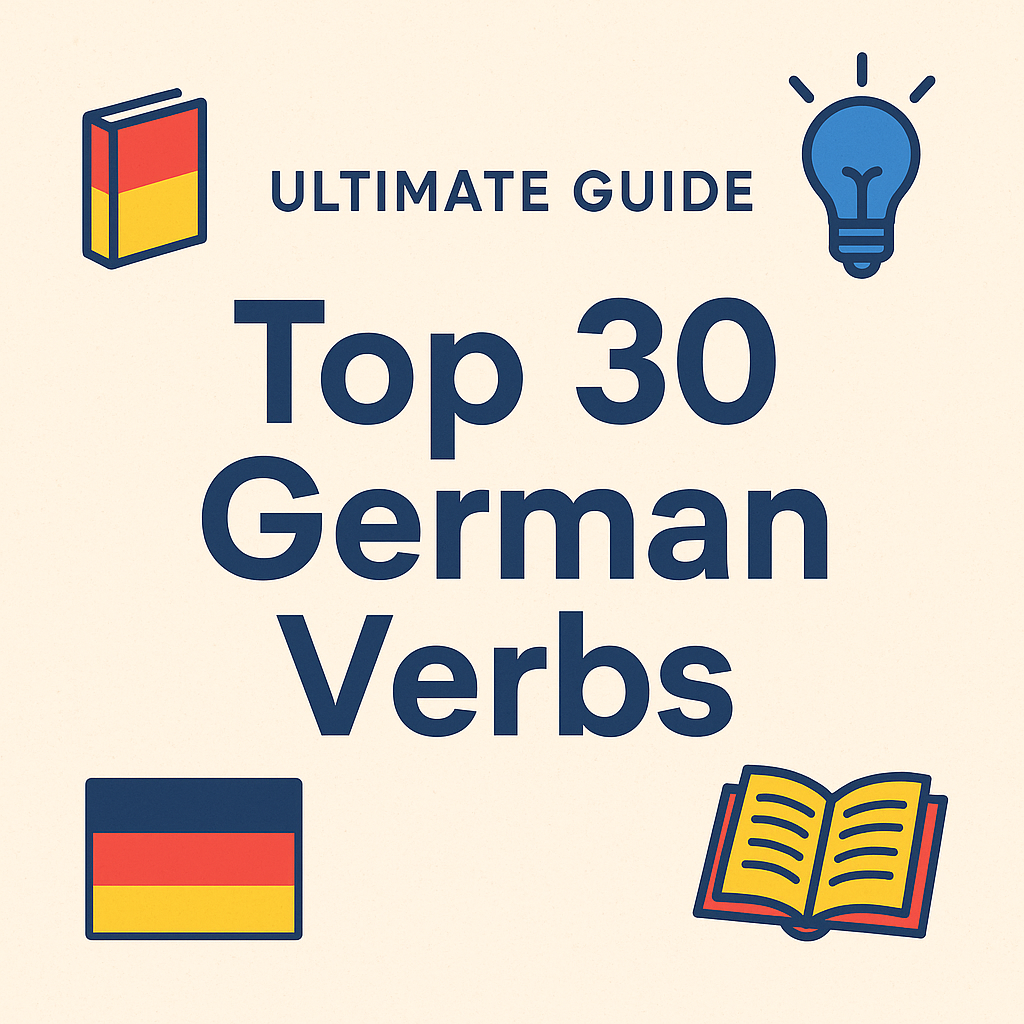 Top 30 German verbs