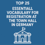 Registration at the Town Hall in Germany
