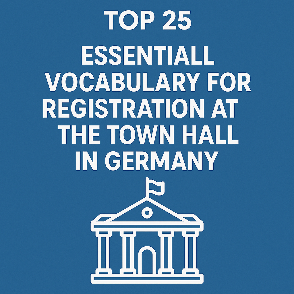 Registration at the Town Hall in Germany