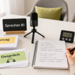 Goethe B1 Sprechen Vortrag und Gespräch üben