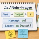 Lernkarten zur deutschen Ja/Nein-Frage
