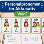Personalpronomen im Akkusativ auf Lernkarten