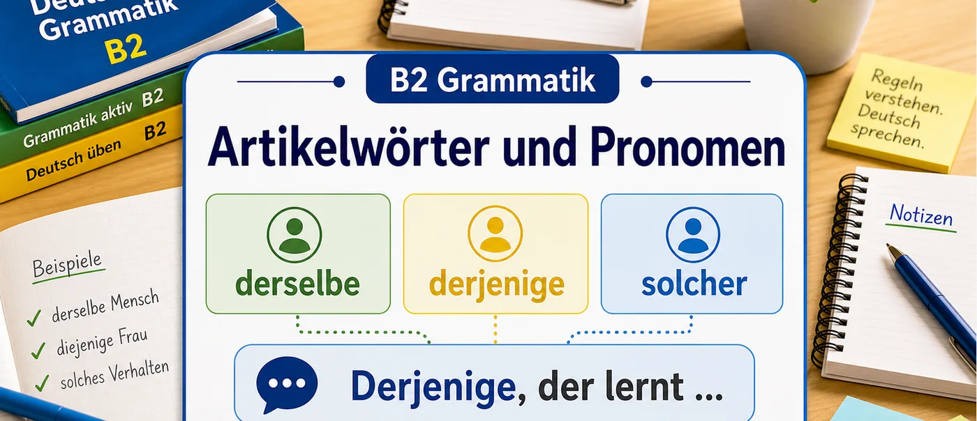 Regel zu Artikelwörter und Pronomen