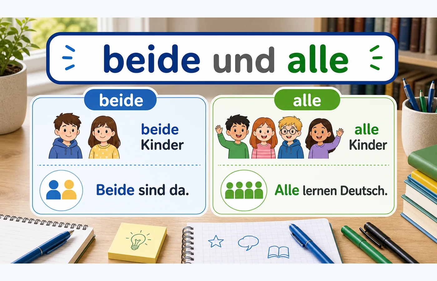 beide und alle einfach erklärt