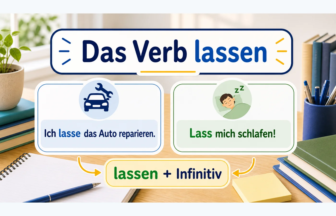 Das Verb lassen einfach erklärt