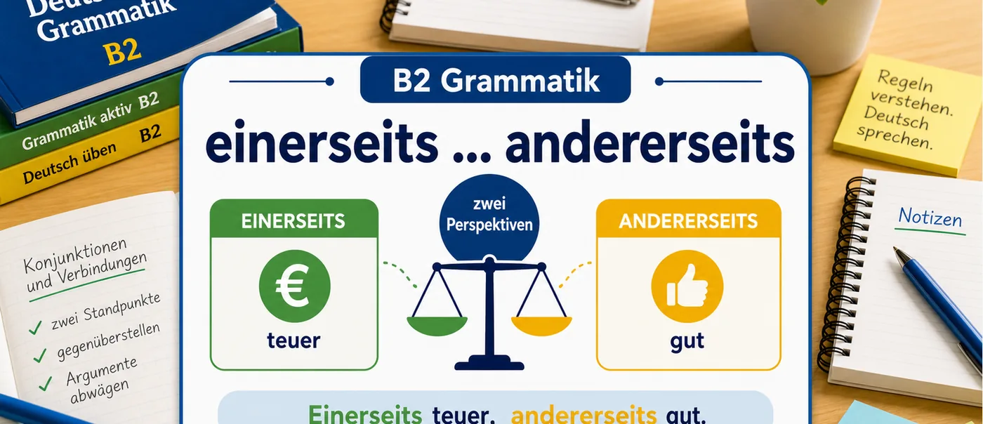 Regel zu einerseits ... andererseits