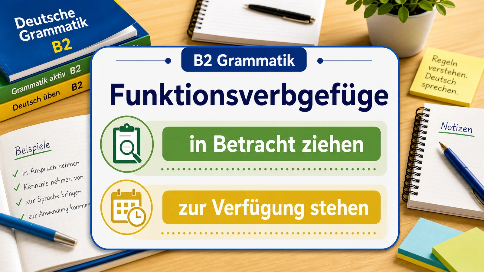 Funktionsverbgefüge einfach erklärt