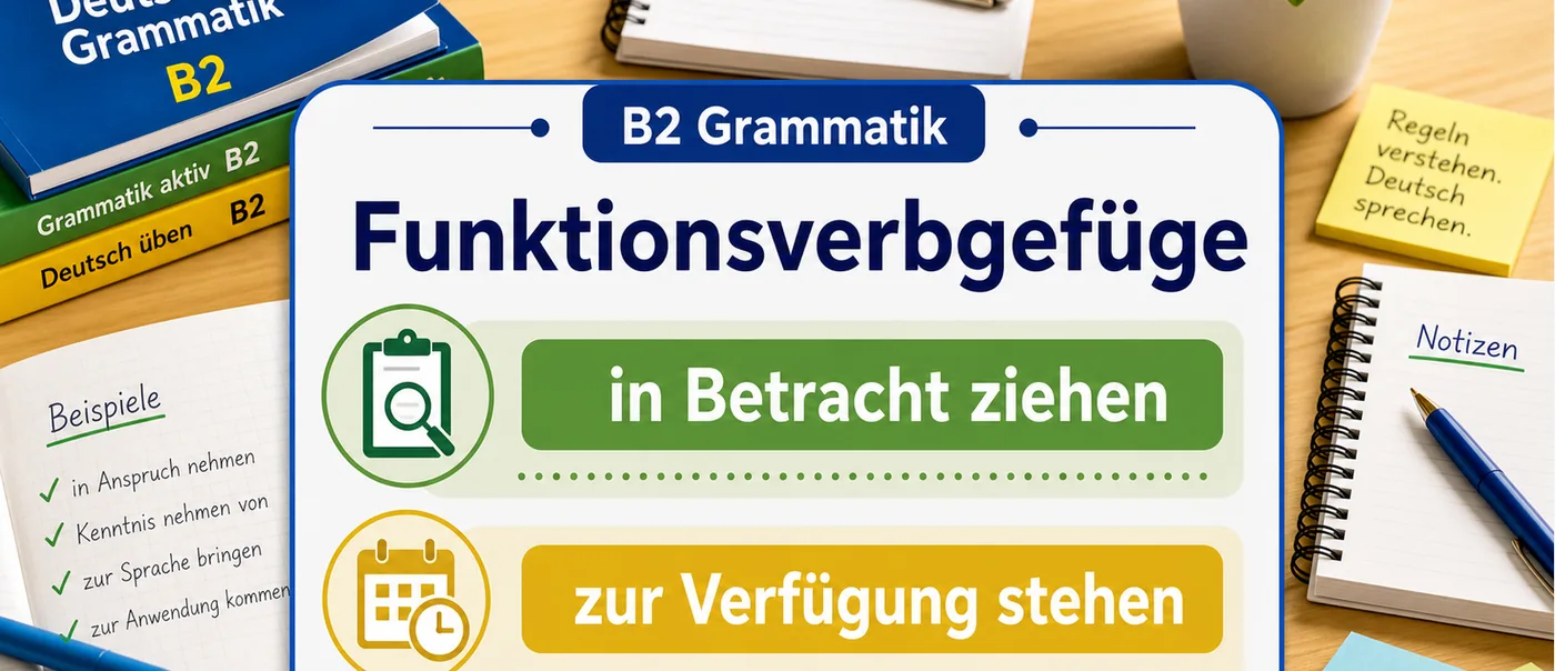 Regel zu Funktionsverbgefüge