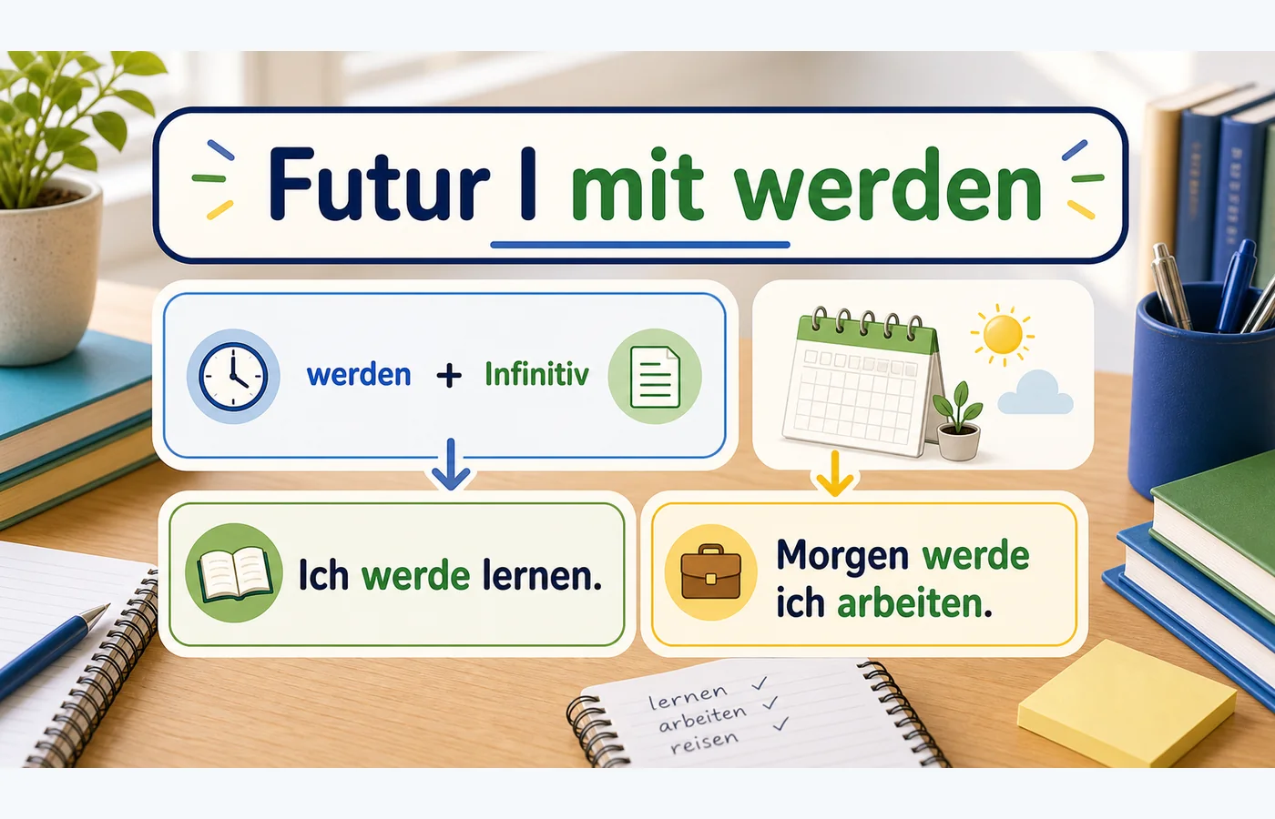 Futur I mit werden einfach erklärt