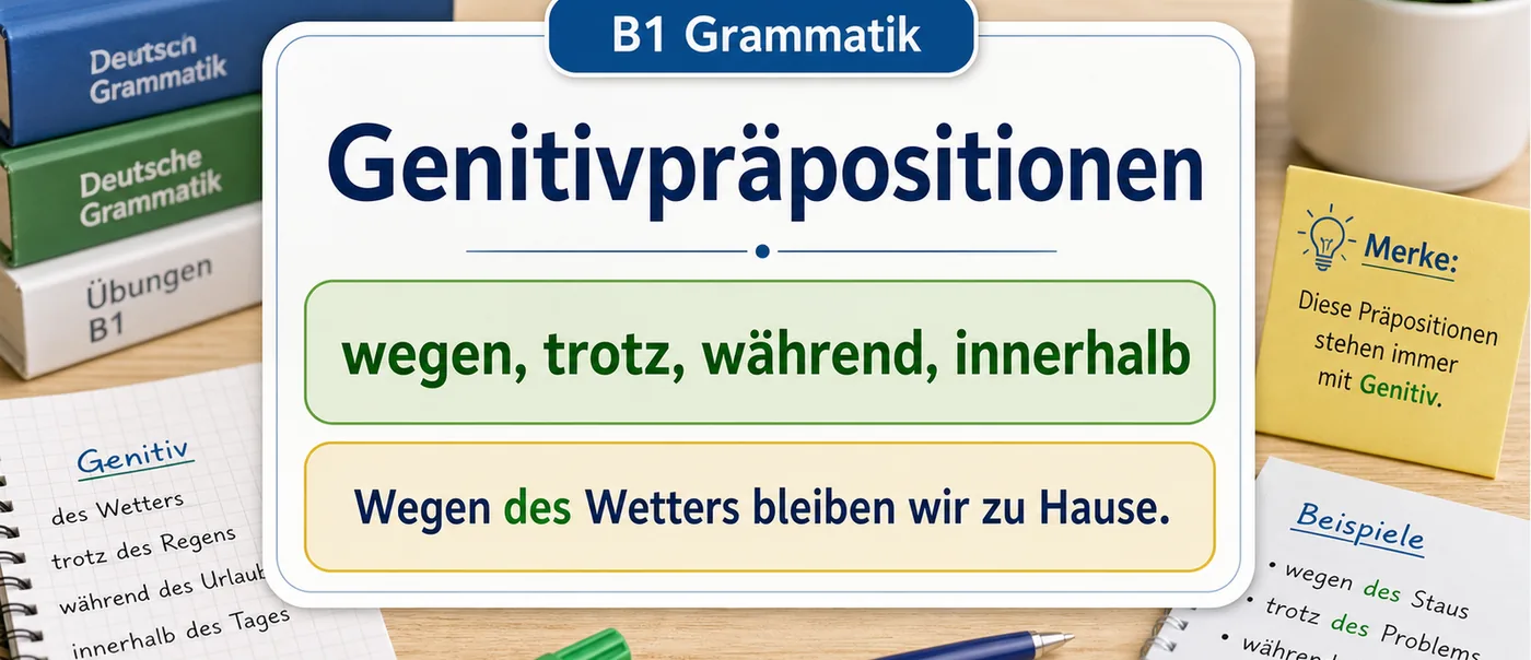Regel zu Genitivpräpositionen