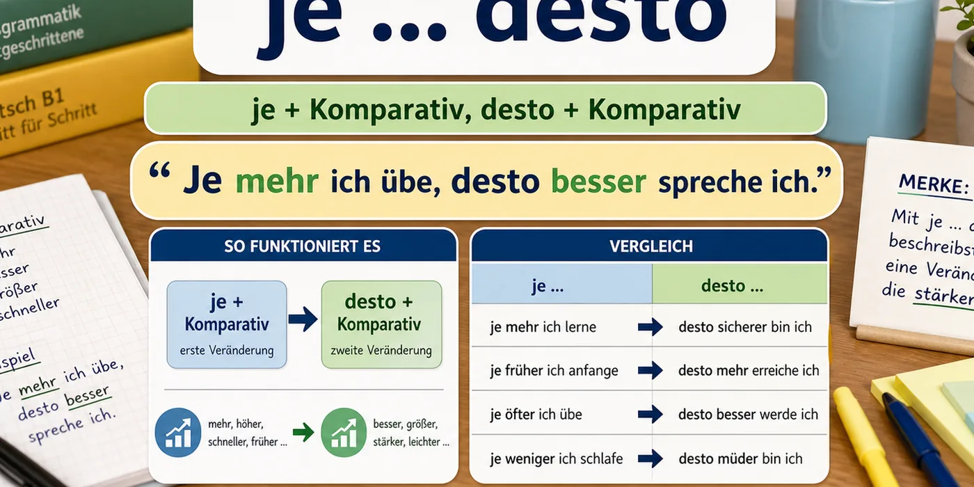 Beispiele zu je ... desto