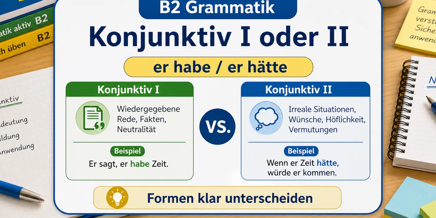 Beispiele zu Konjunktiv I oder Konjunktiv II