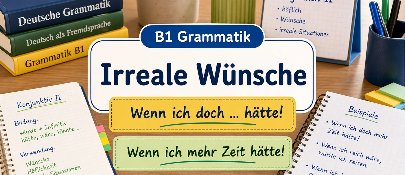 Regel zu Konjunktiv II für irreale Wünsche
