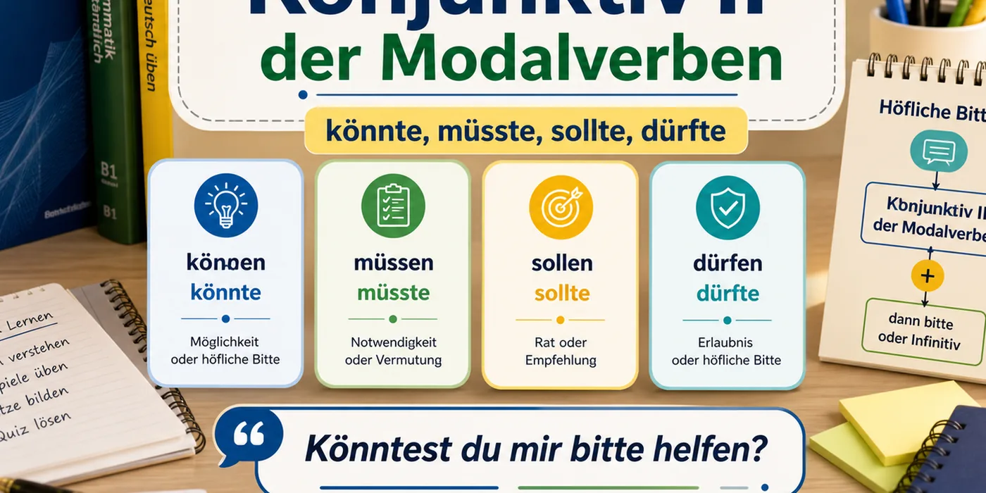 Beispiele zu Konjunktiv II der Modalverben