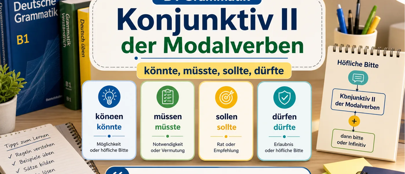 Regel zu Konjunktiv II der Modalverben