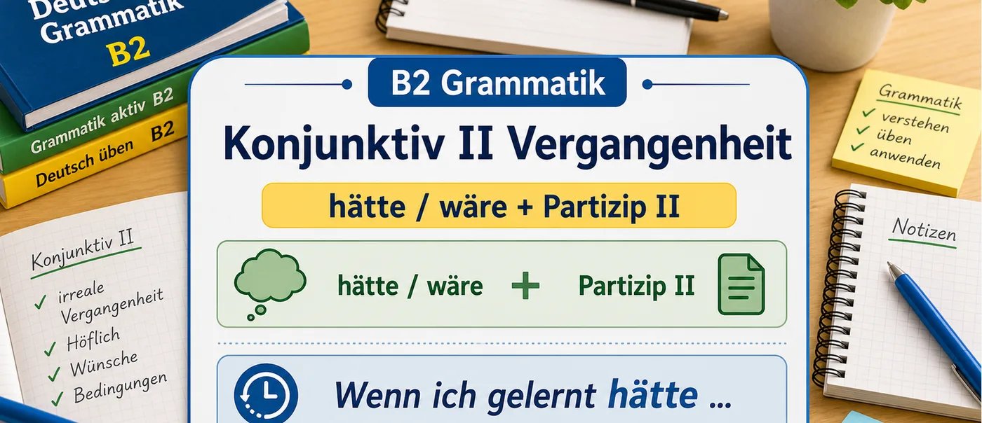 Regel zu Konjunktiv II Vergangenheit