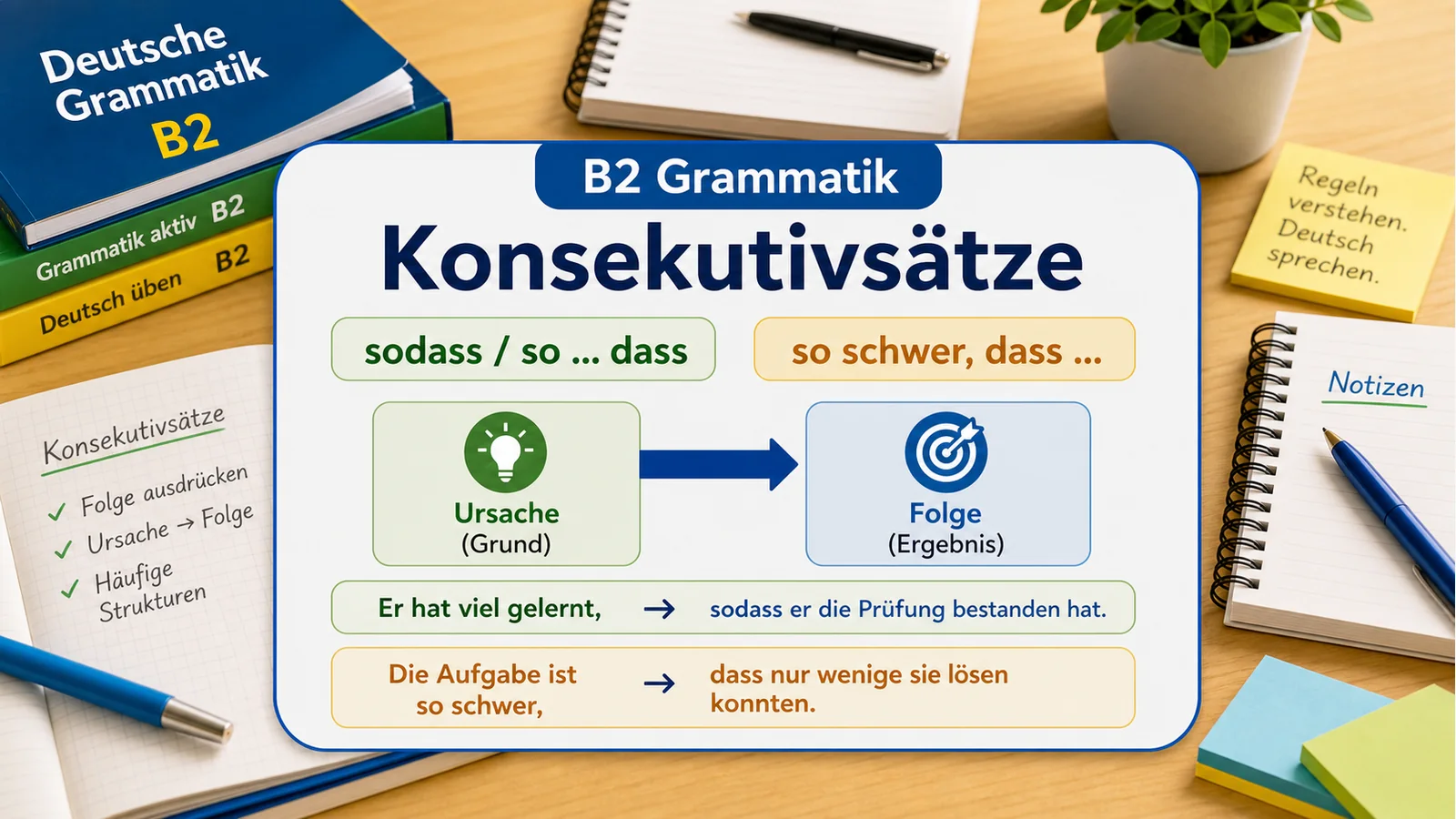 Konsekutivsätze hero einfach erklärt