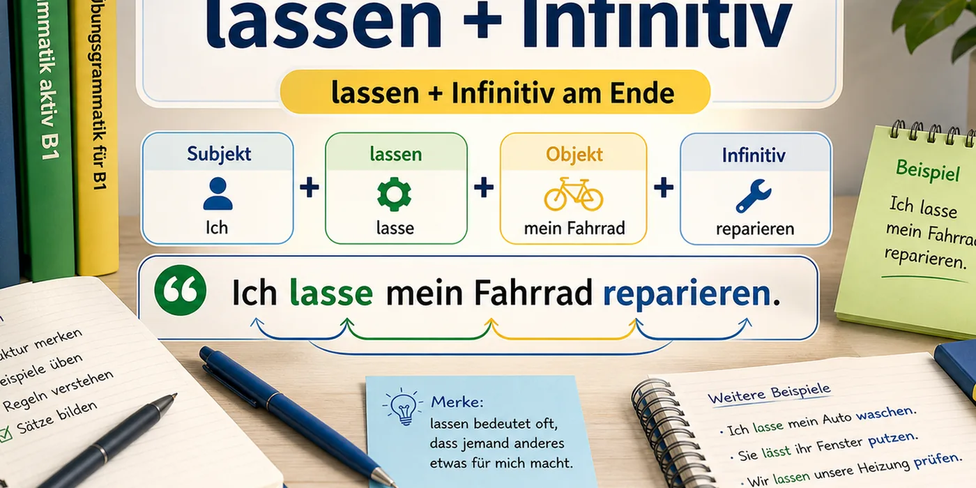 Beispiele zu lassen + Infinitiv