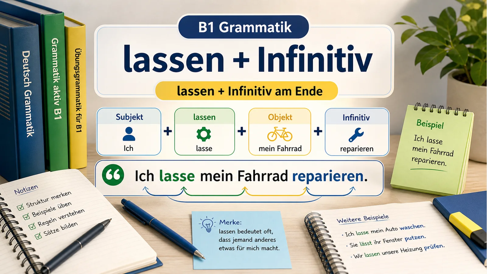 lassen + Infinitiv hero einfach erklärt