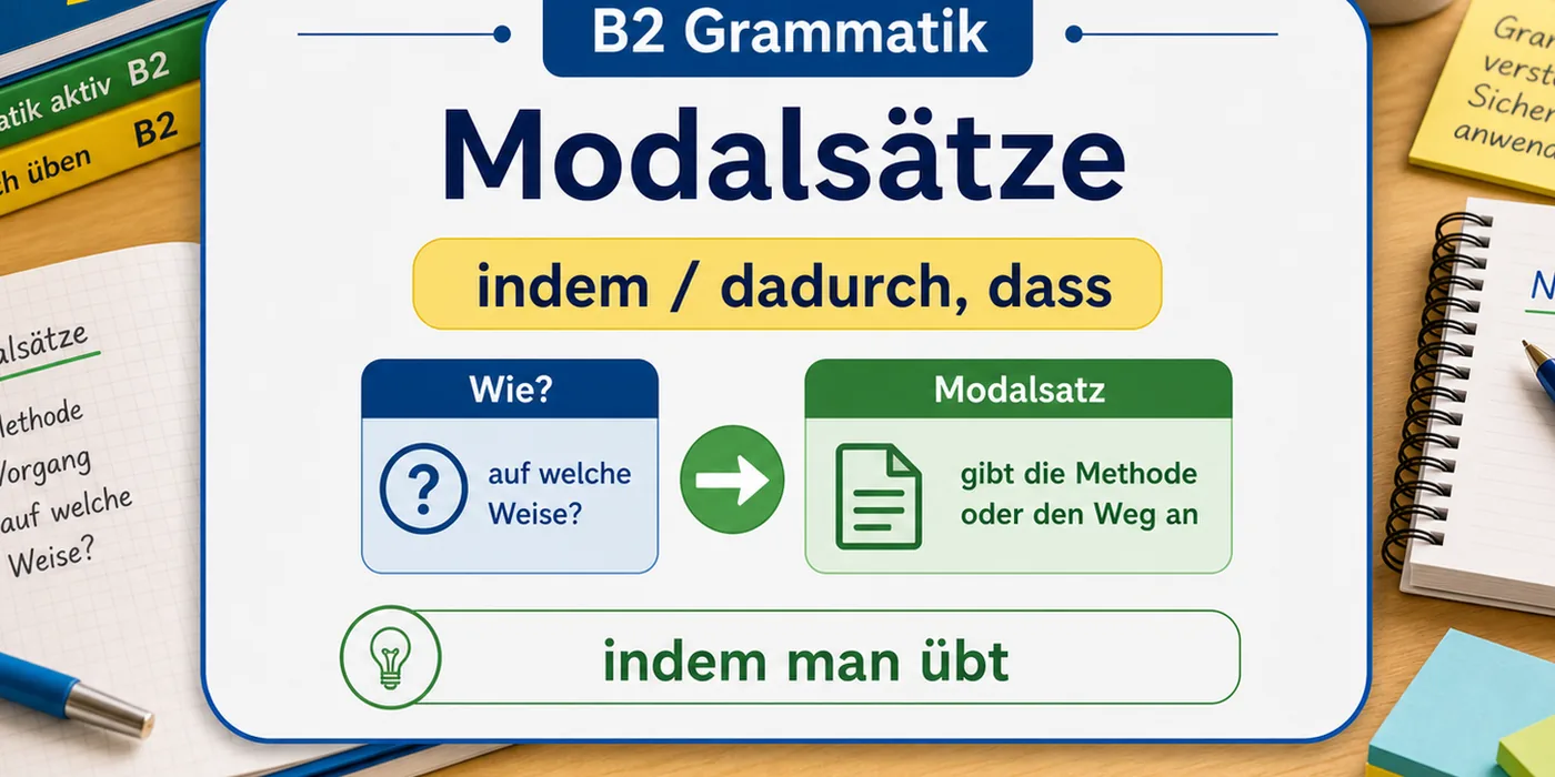 Beispiele zu Modalsätze
