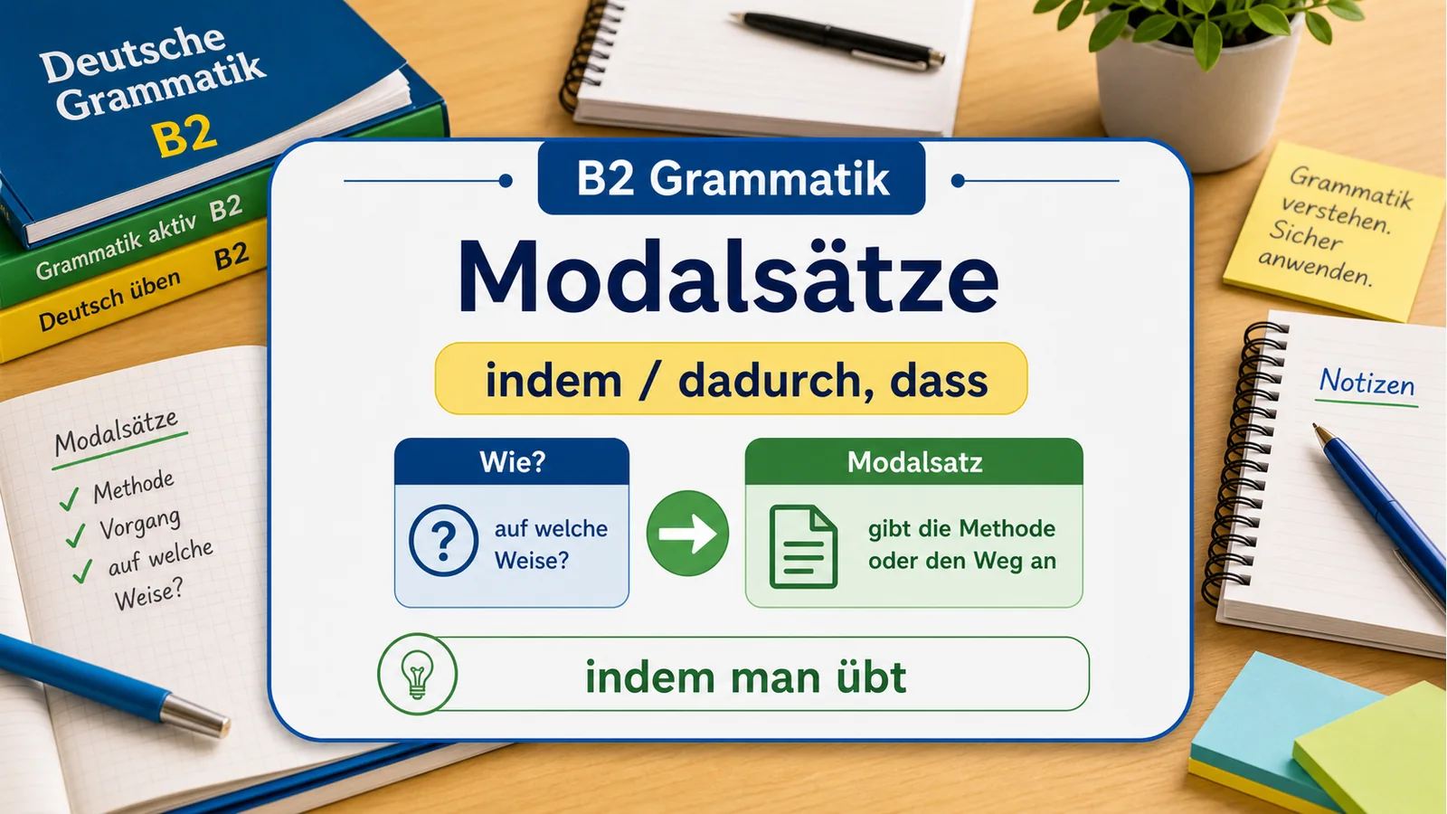 Modalsätze hero einfach erklärt
