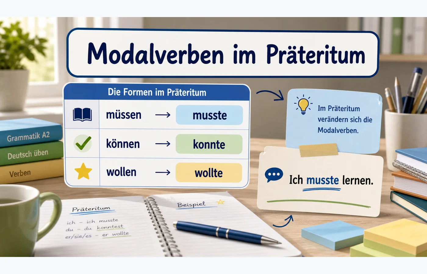 Modalverben im Präteritum einfach erklärt
