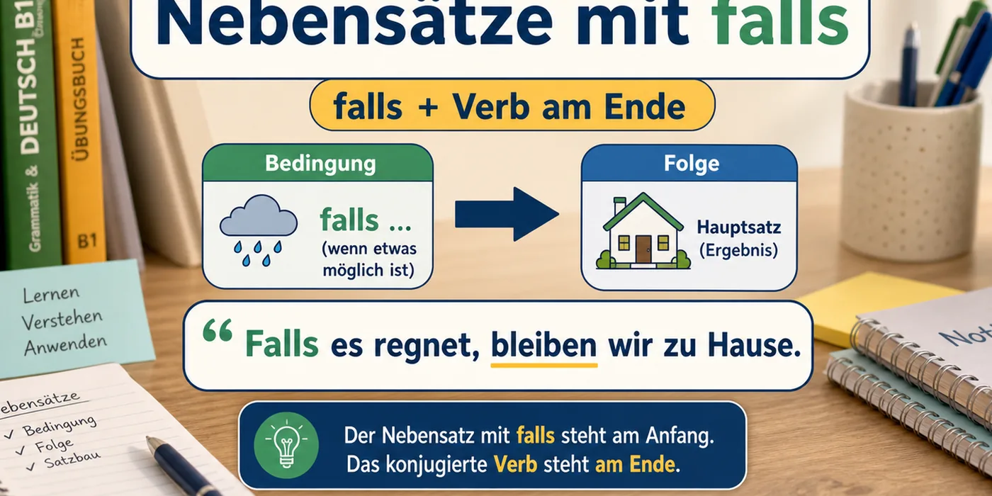 Beispiele zu Nebensätze mit falls