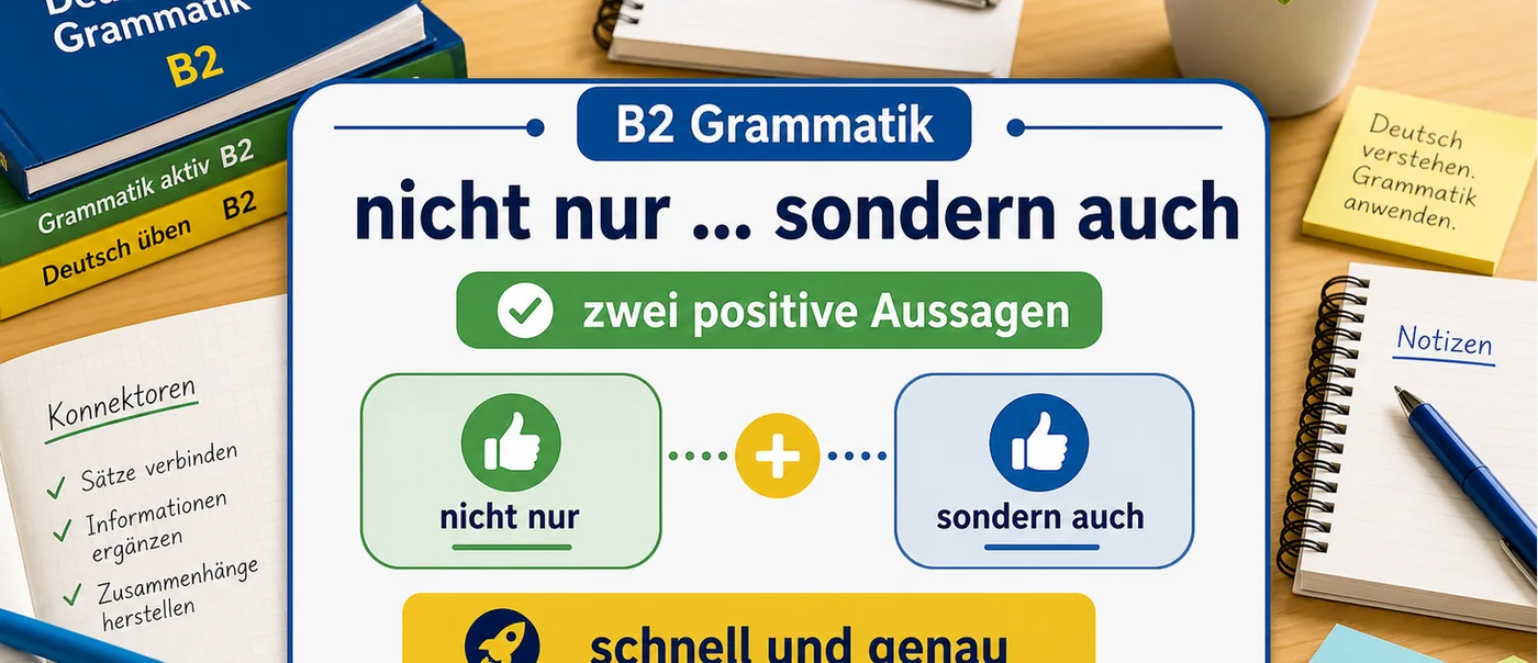 Regel zu nicht nur ... sondern auch