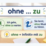 ohne ... zu einfach erklärt