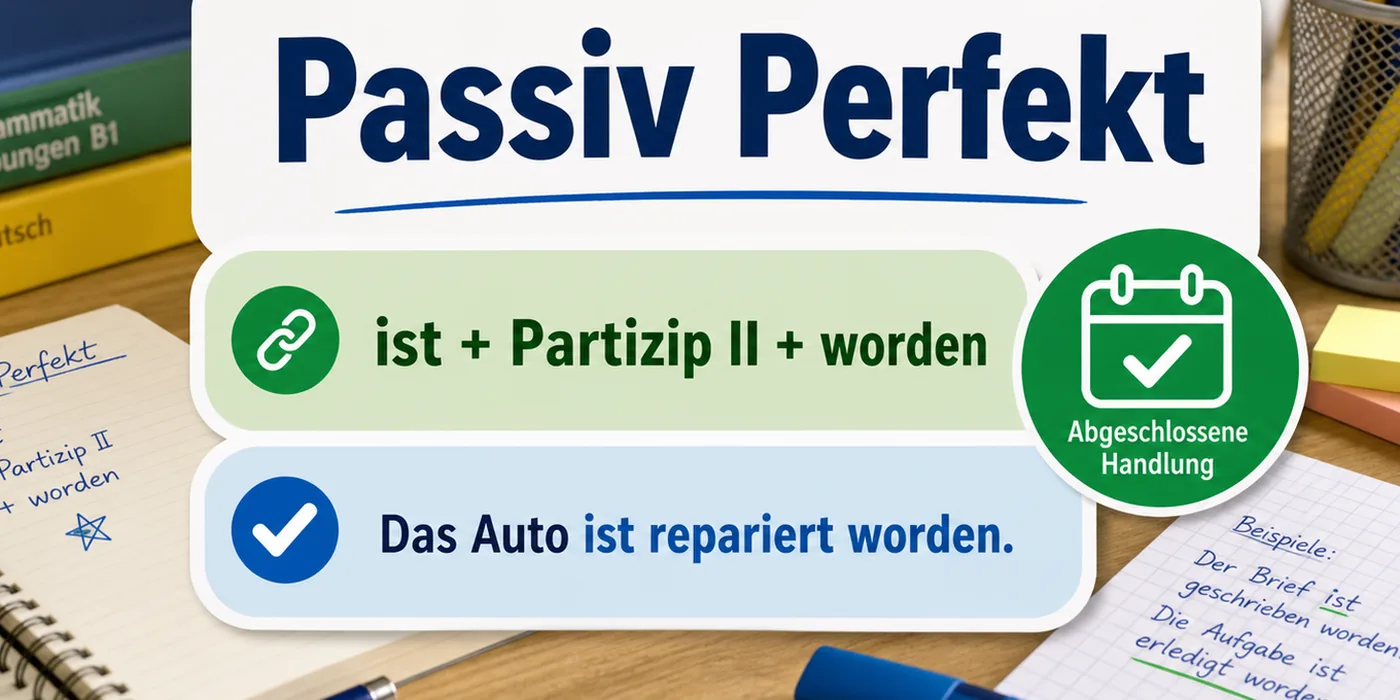 Beispiele zu Passiv Perfekt