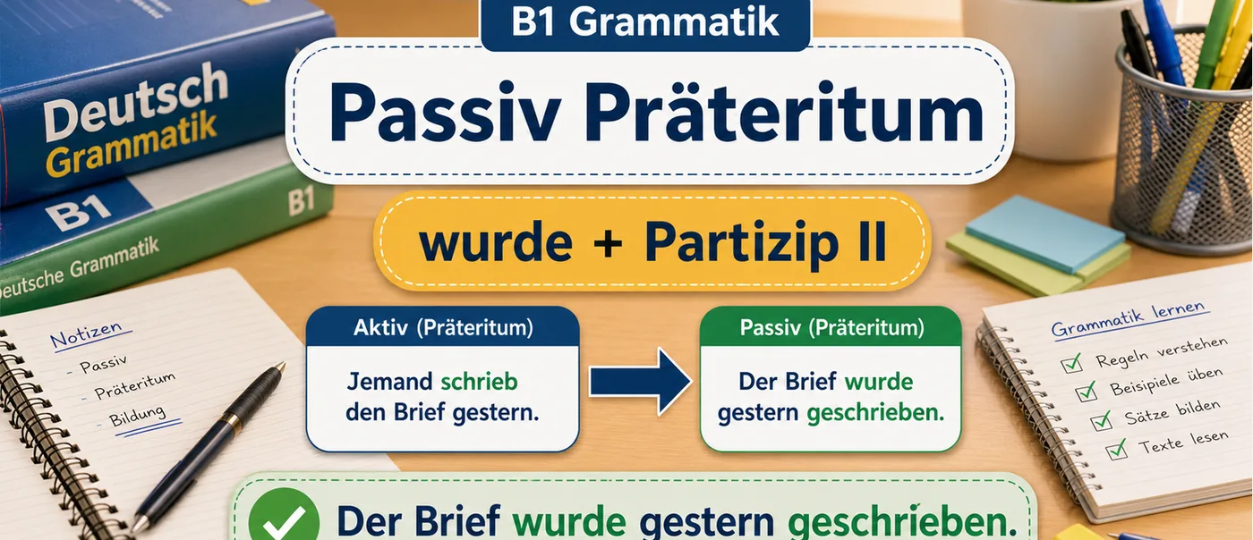 Regel zu Passiv Präteritum