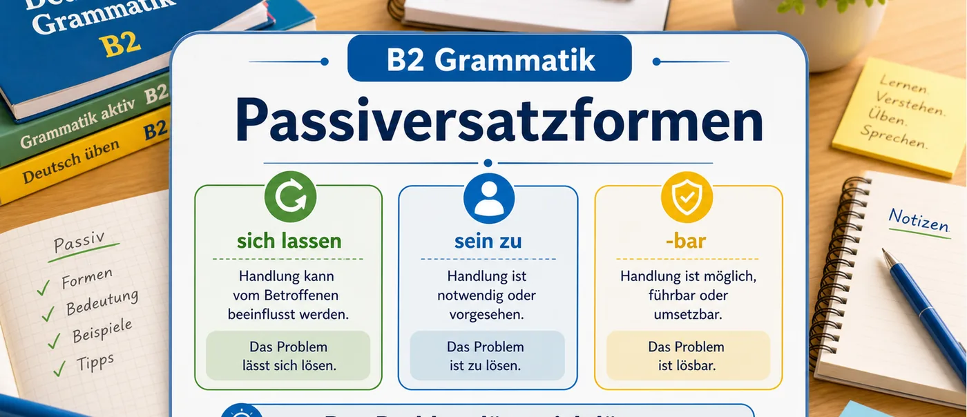 Regel zu Passiversatzformen