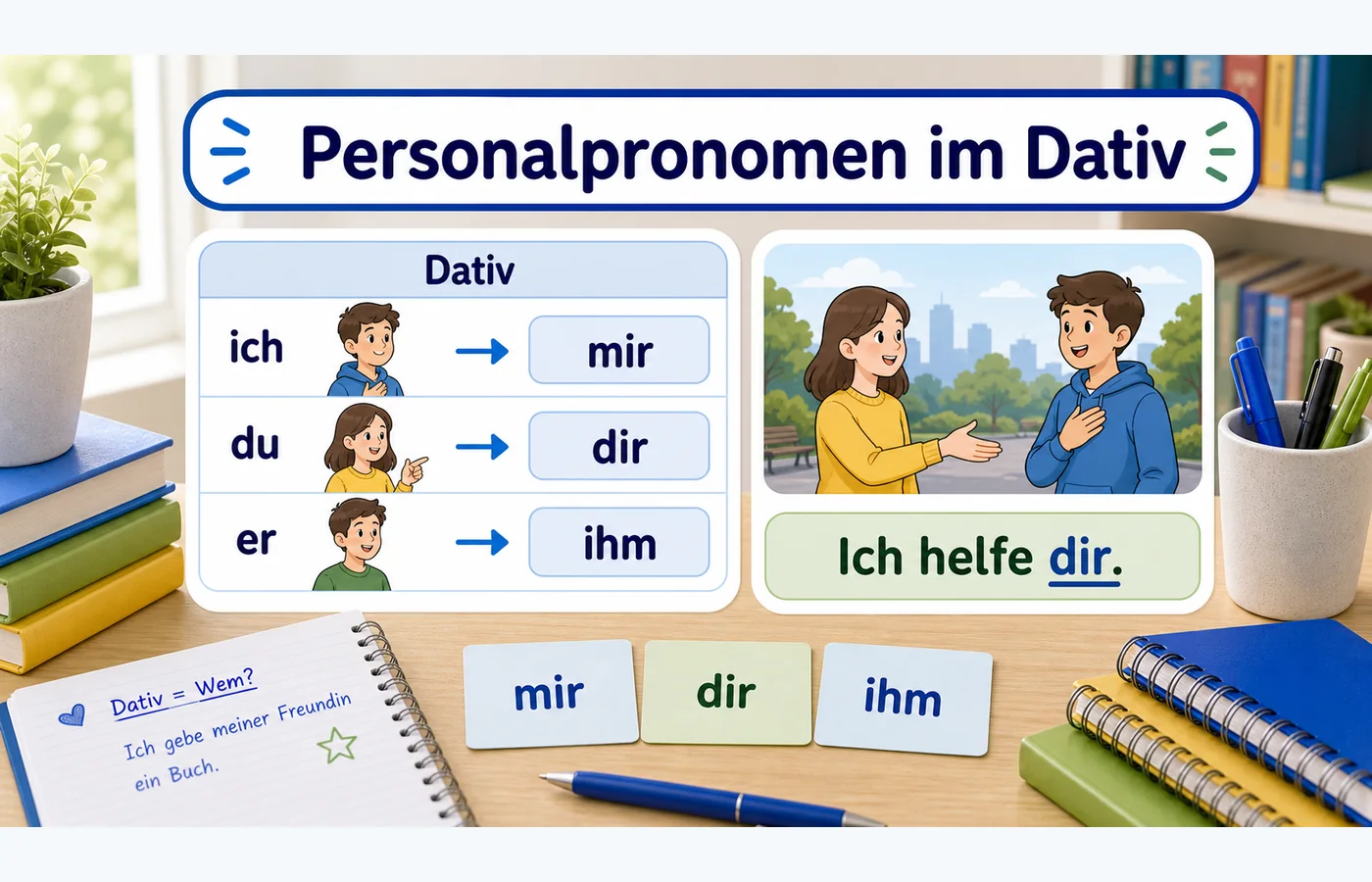 Personalpronomen im Dativ einfach erklärt