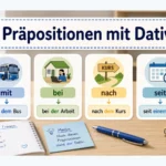 Präpositionen mit Dativ einfach erklärt