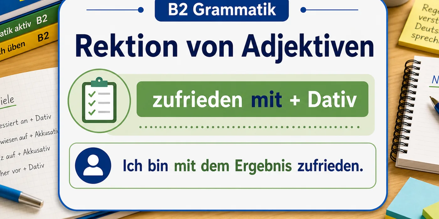 Beispiele zu Rektion von Adjektiven
