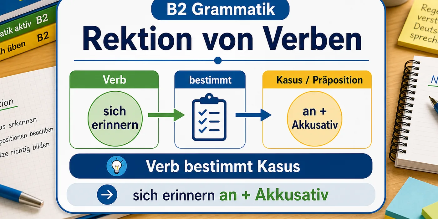 Beispiele zu Rektion von Verben