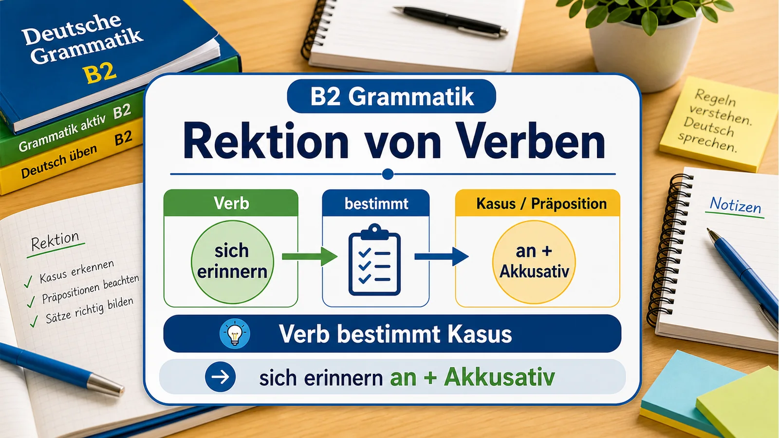 Rektion von Verben einfach erklärt
