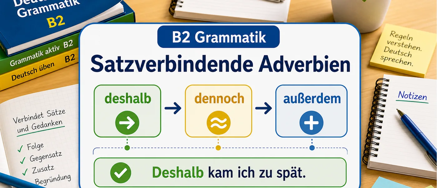 Regel zu Satzverbindende Adverbien