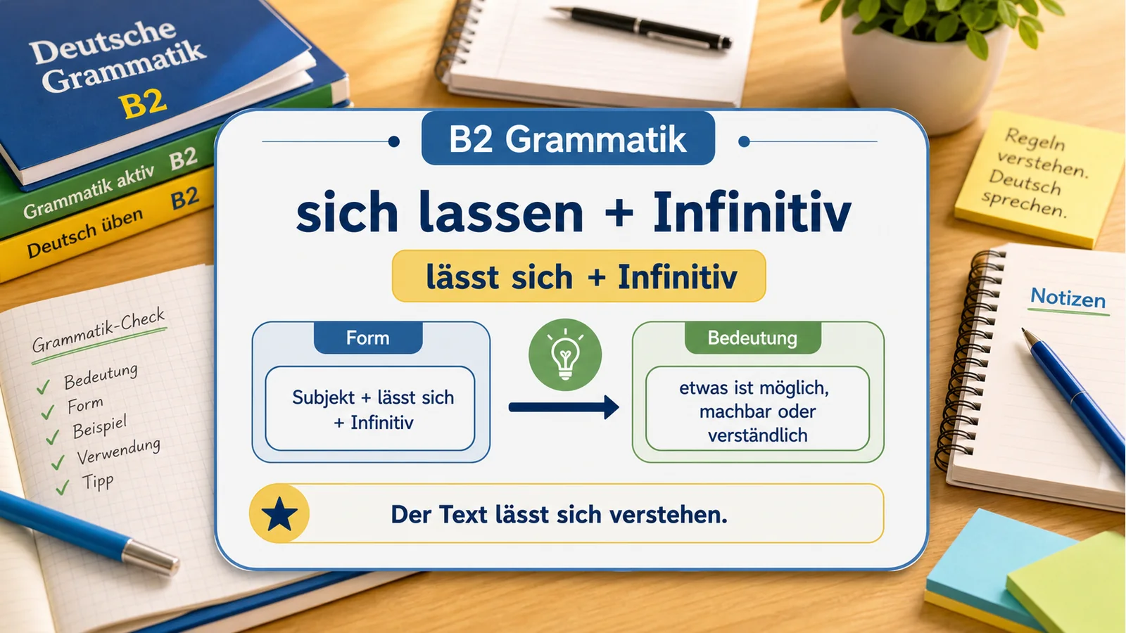 sich lassen + Infinitiv hero einfach erklärt