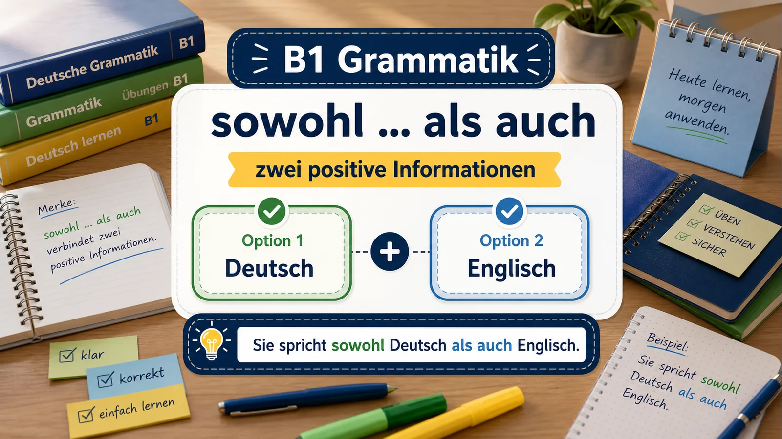 sowohl ... als auch einfach erklärt