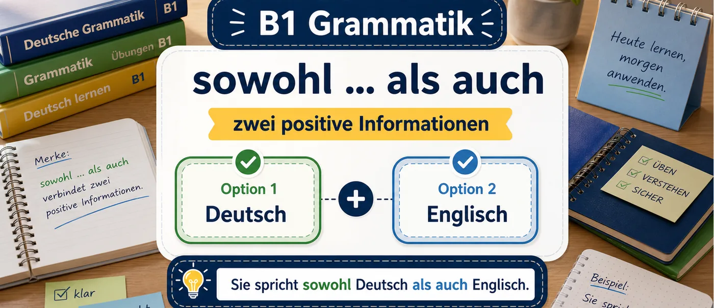 Regel zu sowohl ... als auch