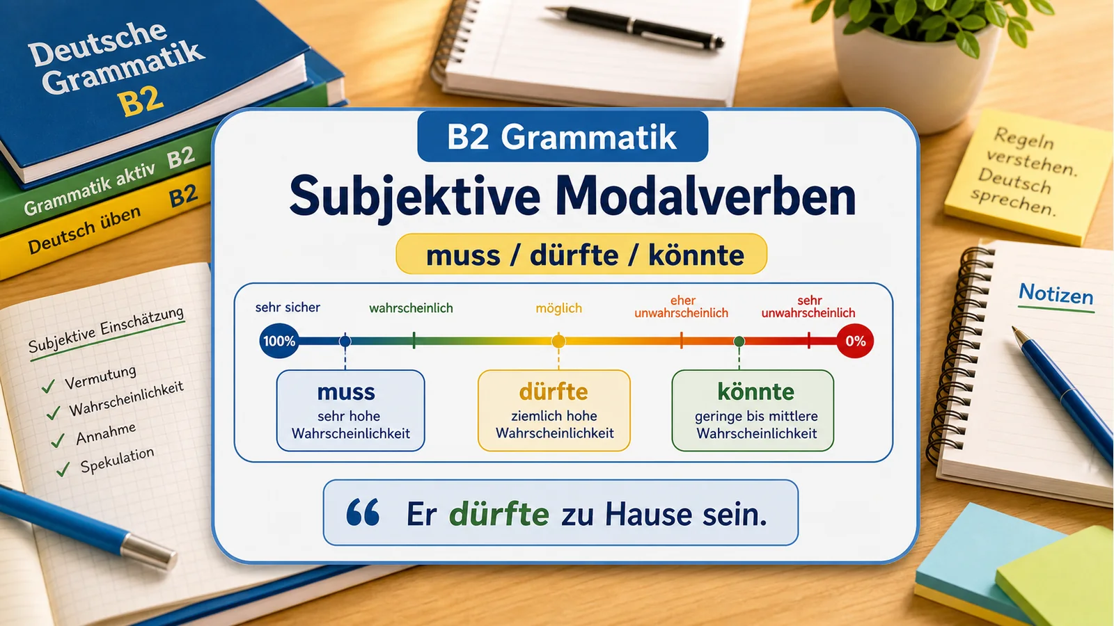 Subjektive Modalverben hero einfach erklärt
