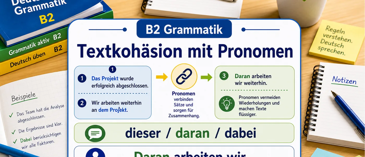 Regel zu Textkohäsion mit Pronomen