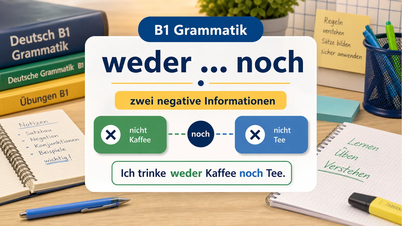 weder ... noch einfach erklärt