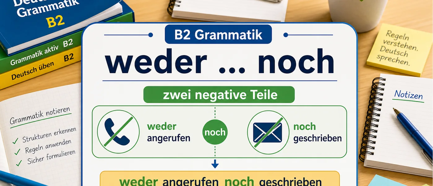 Regel zu weder ... noch fortgeschritten
