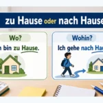 zu Hause oder nach Hause einfach erklärt