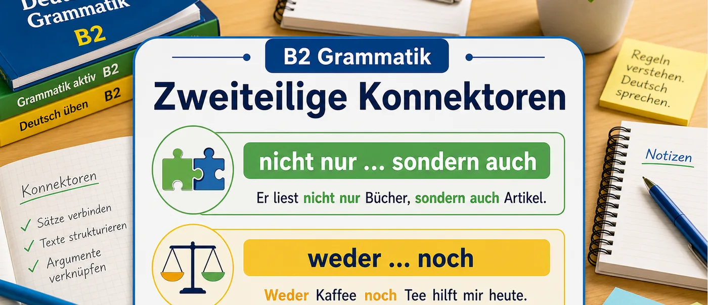 Regel zu Zweiteilige Konnektoren