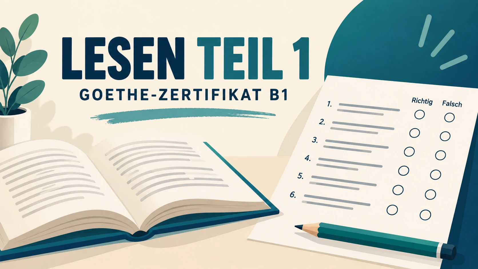 Goethe-Zertifikat B1 Lesen Teil 1: Richtig-oder-Falsch-Übungen zu Blogtexten