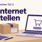 telc B1 Sprechen Teil 2: Im Internet bestellen – zwei Aufgaben mit Lösungen